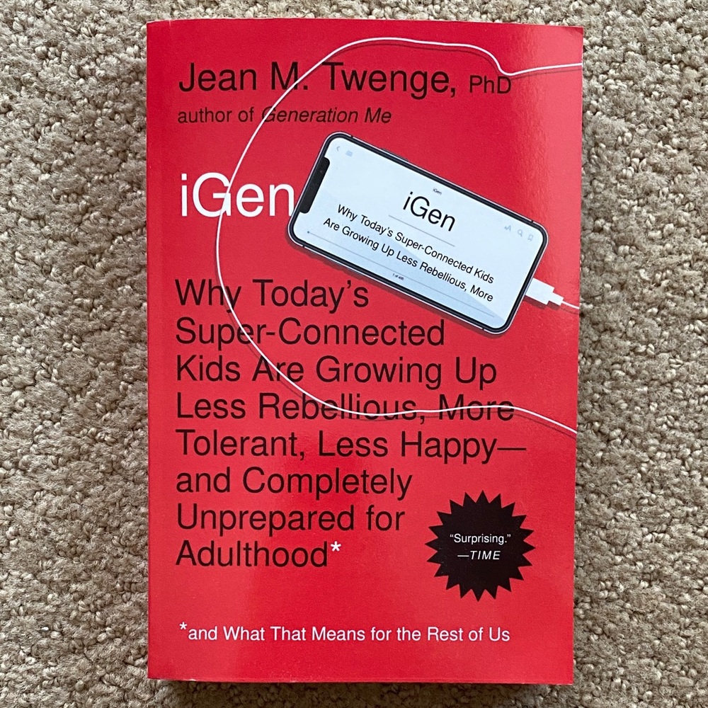 Paperback iGen' Book by Jean M. Twenge